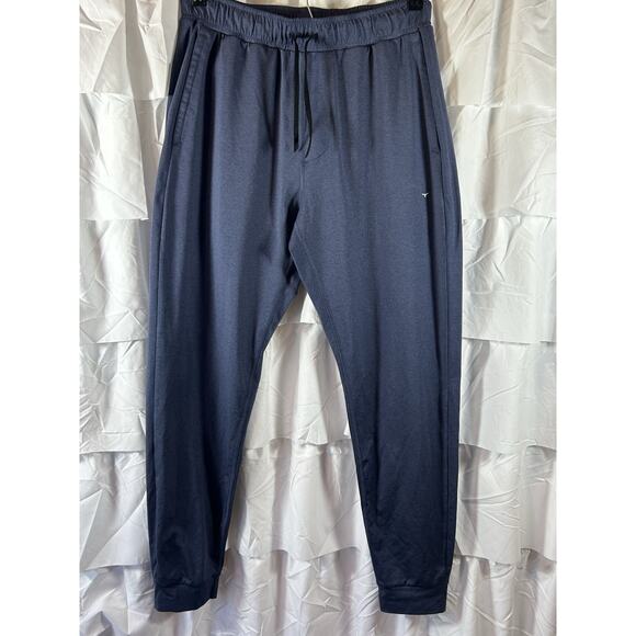 Tom Brady Joggers Zero Weight Train Jogger Stone Blue Nylon Stretch Medium - Picture 1 of 6